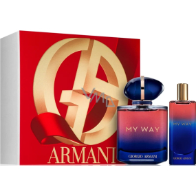 Giorgio Armani My Way Le Parfum parfém plnitelný flakon 90 ml + parfémovaná voda 15 ml, dárková sada pro ženy