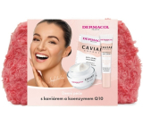 Dermacol Caviar Energy zpevňující denní krém 50 ml + Intensive Anti-Aging Serum intenzivní zpevňující sérum na pleť 12 ml + Face Mask zpevňující pleťová maska 2 x 8 ml + kosmetická taška, kosmetická sada pro ženy