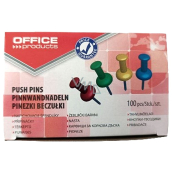 Office Products připínáčky plastové 100 kusů