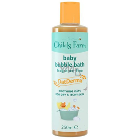 Childs Farm Baby Oat Derma bublinková koupel bez parfemace pro suchou a svědivou pokožku se sklony k ekzému 250 ml