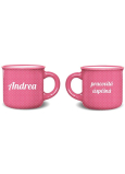 Nekupto Jmenný mini hrníček Andrea 100 ml