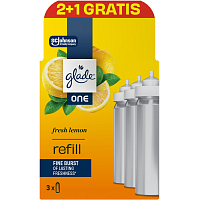 Glade ONE náhradní náplně do osvěžovače vzduchu Fresh Lemon 3×10 ml, 30 ml