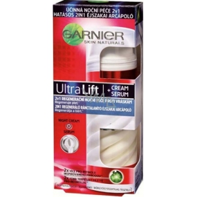 Garnier UltraLift krém a sérum 2v1 komplexní noční péče proti vráskám 50 ml