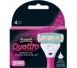Wilkinson Quattro for Women náhradní hlavice 3 kusy