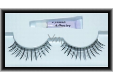 EyelaShes Umělé řasy s lepidlem 503 černé 1 pár