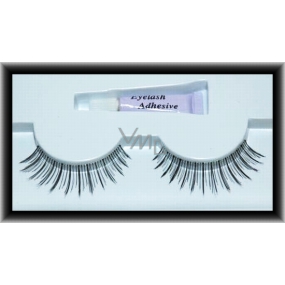 EyelaShes Umělé řasy s lepidlem 503 černé 1 pár