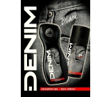Denim Black sprchový gel pro muže 250 ml + deodorant sprej 150 ml, kosmetická sada