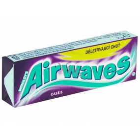 Wrigleys Airwaves Cassis žvýkačka dražé 10 kusů, 14 g