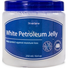 Silverlene White Petroleum Jelly petrolejová mast bílá vazelína na suchou, popraskanou pokožku, opruzeniny, omrzliny 250 ml