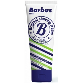Barbus Sport pěnivý krém na holení s chlorofylem tuba 75 g