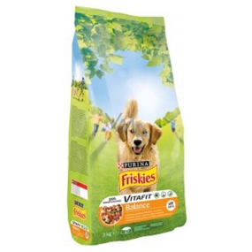 Purina Friskies VitaFit Balance s kuřetem a přidanou zeleninou kompletní krmivo pro dospělé psy 3 kg