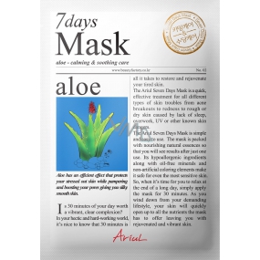 Ariul Aloe Vera zklidňující textilní maska na obličej 20 g
