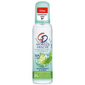 CD Okurka a Máta tělový deodorant sklo pro ženy 75 ml