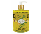 Jeanne en Provence Verveine Agrumes - Verbena a Citrusové plody mycí gel na ruce dávkovač 500 ml