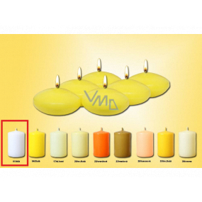 Lima Plovoucí čočka svíčka bílá 50 x 25 mm 6 kusů