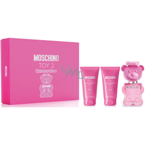 Moschino Toy 2 Bubble Gum toaletní voda 50 ml + tělové mléko 50 ml + sprchový gel 50 ml, dárková sada pro ženy