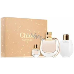 Chloé Nomade parfémovaná voda 75 ml + parfémovaná voda 5 ml + tělové mléko 100 ml, dárková sada pro ženy