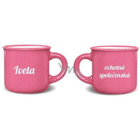 Nekupto Jmenný mini hrníček Iveta 100 ml