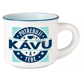 Albi Espresso hrneček - Potřebuji kávu a tebe 45 ml