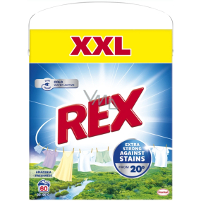 Rex Amazonia Freshness univerzální prací prášek box 60 dávek 3,3 kg