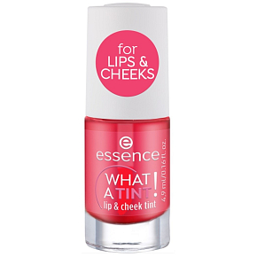 Essence What a tint! barva na rty a tváře 02 Coral Sunset 4,9 ml