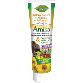 BIO BIONE Cannabis Bylinný balzám Arnika 300 ml