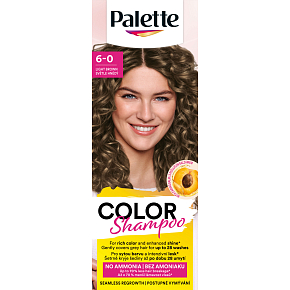 Palette Color Shampoo barva na vlasy 6-0 Světle hnědá, 50 ml Palette Color Shampoo barva na vlasy 6-0 Světle hnědá, 50 ml
