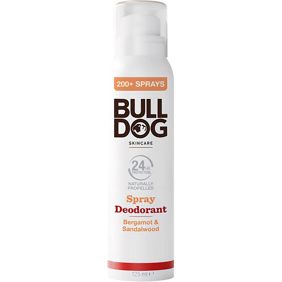 Bulldog Bergamot & Sandalwood deodorant sprej pro muže 125 ml