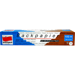 Quickpack papír na pečení, šířka 38 cm, délka 100 m Quickpack papír na pečení, šířka 38 cm, délka 100 m
