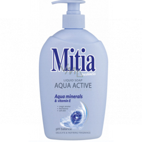 Mitia Aqua Active tekuté mýdlo s vitamínem E dávkovač 500 ml