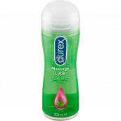 Durex 2v1 Massage Lube Aloe Vera intimní masážní a lubrikační gel 200 ml