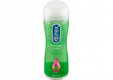 Durex 2v1 Massage Lube Aloe Vera intimní masážní a lubrikační gel 200 ml