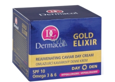 Dermacol Gold Elixir SPF10 Omlazující kaviárový denní krém 50 ml