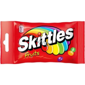 Skittles Fruits ovocné žvýkací bonbony 125 g