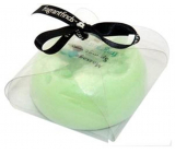 Fragrant Appleliscious Glycerinové mýdlo masážní s houbou naplněnou vůní parfému DKNY Green Apples v barvě světle zelené 200 g