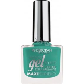 Deborah Milano Gel Effect Nail Enamel gelový lak na nehty 37 Emerald Green 11 ml