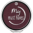 Essence My Must Haves Eyeshadow oční stíny 18 Black As A Berry 1,7 g