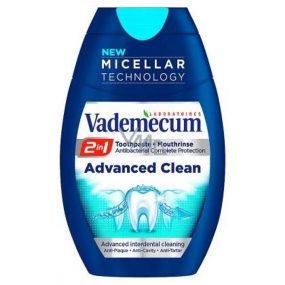 Vademecum 2v1 Advanced Clean zubní pasta 75 ml