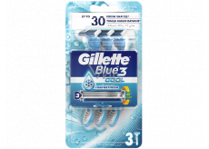 Gillette Blue 3 Cool 3břitý holicí strojek pro muže 3 kusy