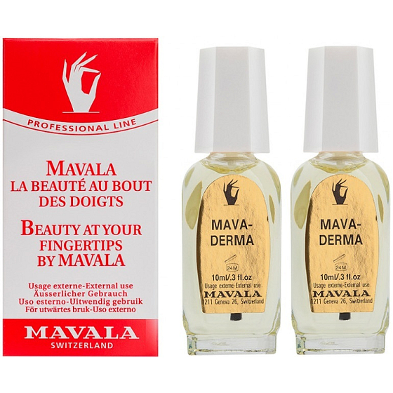 Mavala Mavaderma olej pro po rychlejší růst nehtů 2 x 10 ml