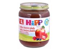 Hipp Ovoce Bio Jablka s lesními plody ovocný příkrm, snížený obsah laktózy a bez přidaného cukru pro děti 125 g