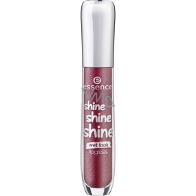 Essence Shine Shine Shine Lipgloss lesk na rty 21 Deep Red Love 5 ml