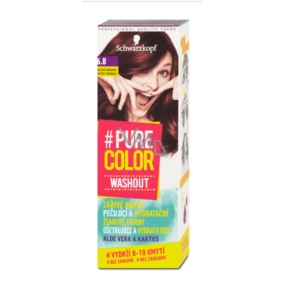 Schwarzkopf Pure Color Washout smývatelná barva na vlasy 6.8 Růžová Brownie