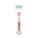 Gillette Venus Sensitive Rose Gold holicí strojek s kovovou rukojetí + náhradní hlavice 3 kusy pro ženy