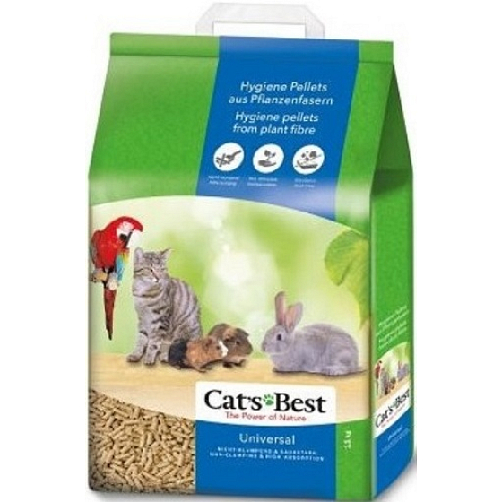 Cats Best ekologické stelivo pro kočky, králíky a malé hlodavce univerzální 5,5 kg