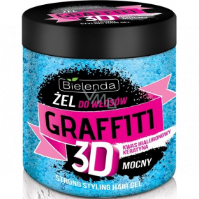 Bielenda Graffiti 3D Strong Keratin gel na vlasy 250 g