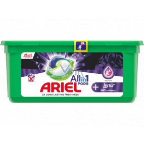 Ariel All in1 Pods + Lenor Unstoppables gelové kapsle na praní dlouhotrvající vůně 30 kusů 753 g