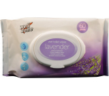 Well Done Wet Toilet Wipes Lavender vlhčený toaletní papír s vůní levandule 60 kusů