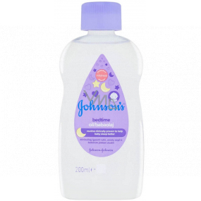 Johnson & Johnson Baby Bedtime tělový olej na dobrou noc pro děti 200 ml