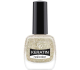 Golden Rose Keratin Nail Color Glitter lak na nehty 403 10,5 ml